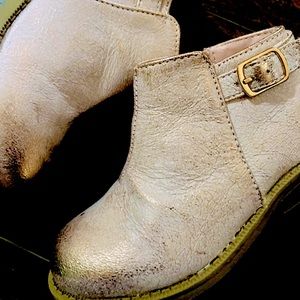 Rose Gold booties, worn only twice